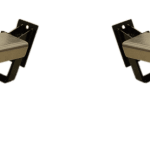 Tire Chain Hangers with 4" Base and Aluiminum Cover, RH & LH Set