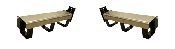 Tire Chain Hangers with 4" Base and Aluiminum Cover, RH & LH Set