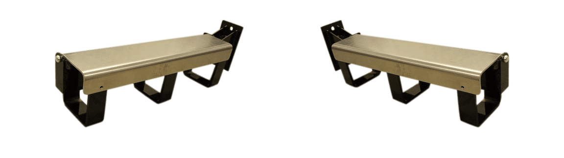 Tire Chain Hangers with 4" Base and Aluiminum Cover, RH & LH Set