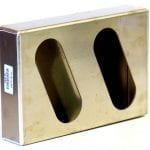 Aluminum Double Angle Oval Light Box - LH