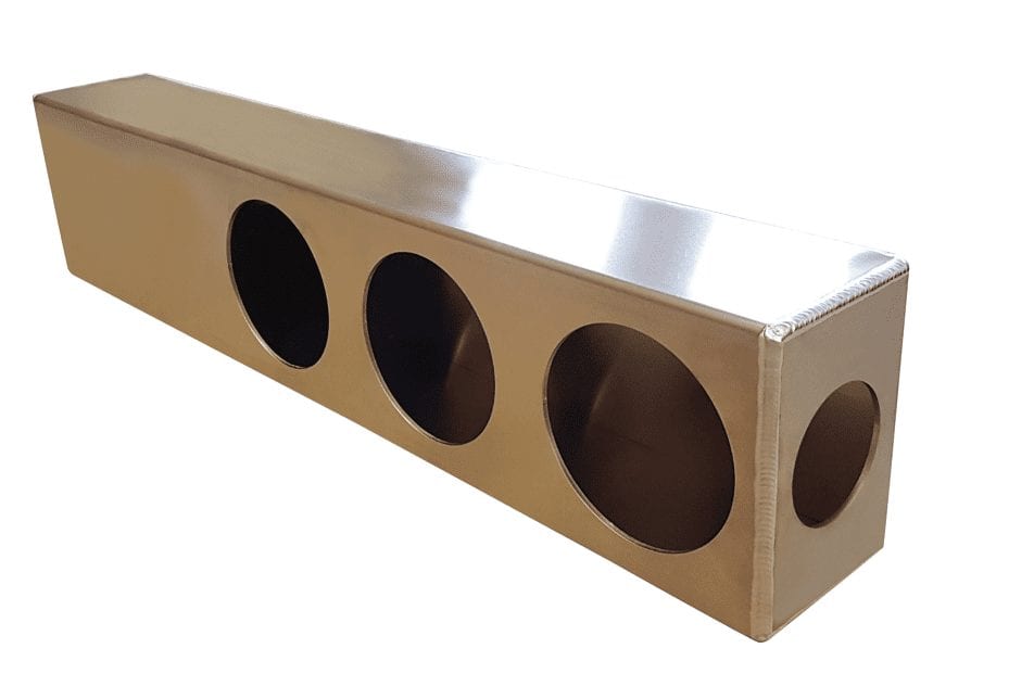 Aluminum Triple Tail Light Box With Side Marker, 28" - Image 2