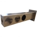 Aluminum Triple Tail Light Box With Mounting Base