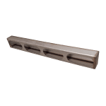 Quadruple oval stainless steel light box for snow plow / sand truck