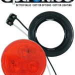 LED 2.5" Red Light Kit with Plug & Grommet