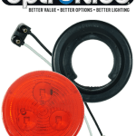 LED 2" Red Light Kit with Plug & Grommet