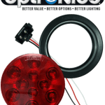 LED 4" Red Light Kit with Plug & Grommet