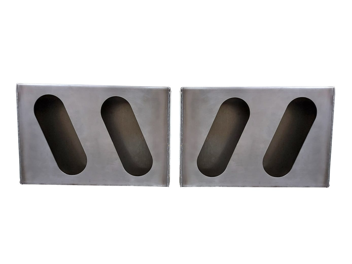 Double Angle Oval Light Boxes Set