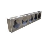 Aluminum 5-Hole 4 Inch Round Tail Light Box