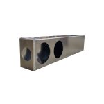 Aluminum Double Tail Light Box With Side Marker, 28"