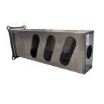 Triple Angle Oval Light Box - RH with Marker Light Hole and Mounting Plate